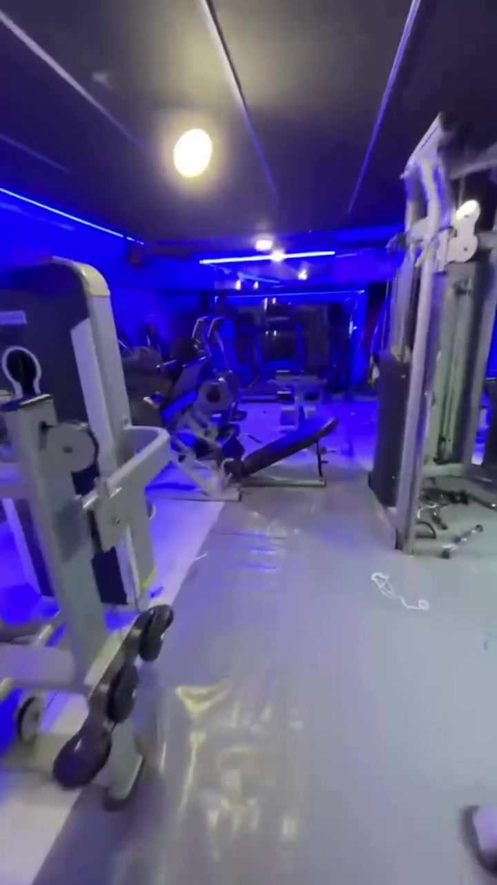 After dark at Club 93 Fitness Studio